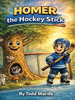 Homer the Hockey Stick - book cover by The Website Providers