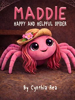 Maddie â Happy and Helpful Spider - book cover by The Website Providers