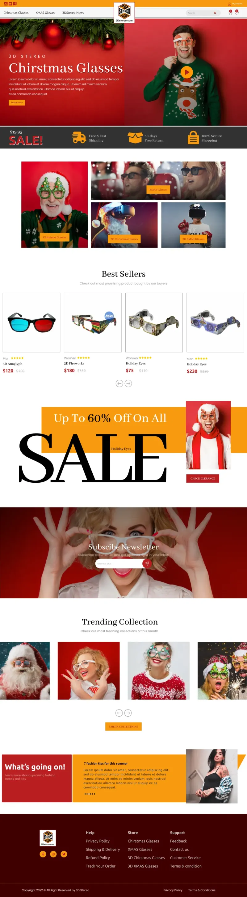 3D Stereo - website design by The Website Providers