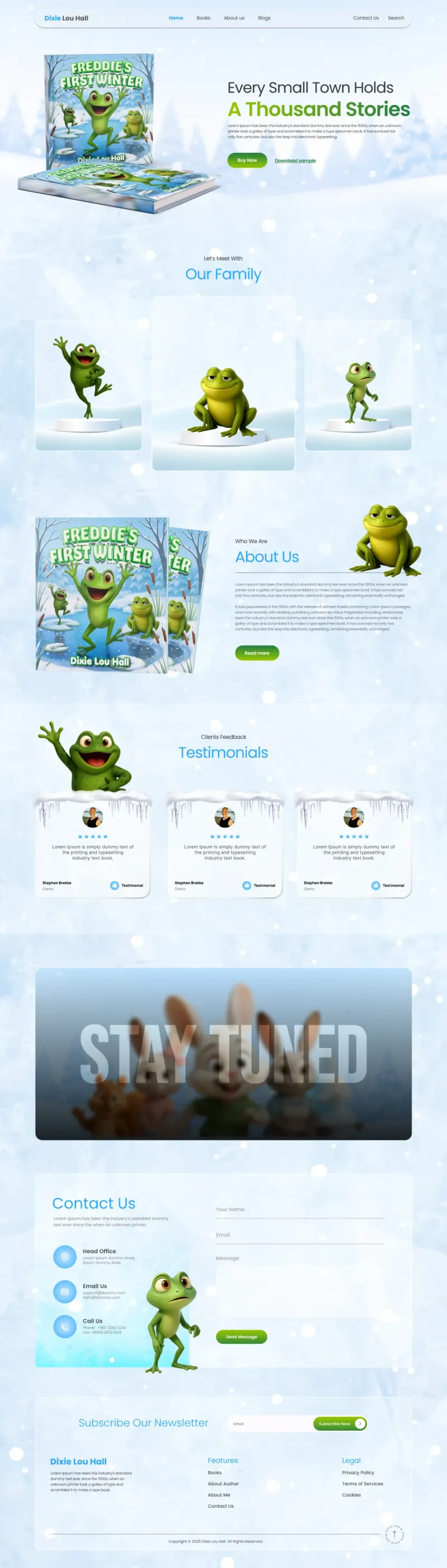 Dixie Lou Hall - website design by The Website Providers