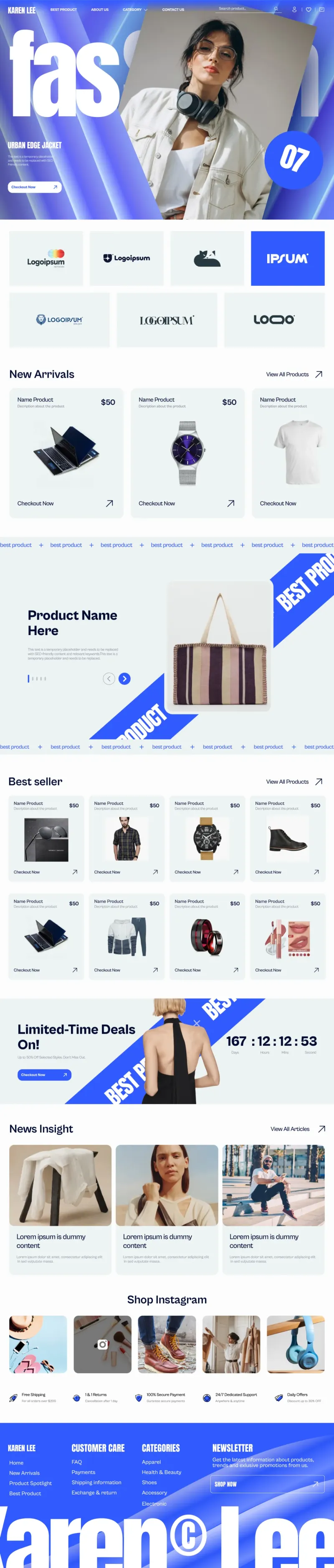 Dropshipping Store - website design by The Website Providers