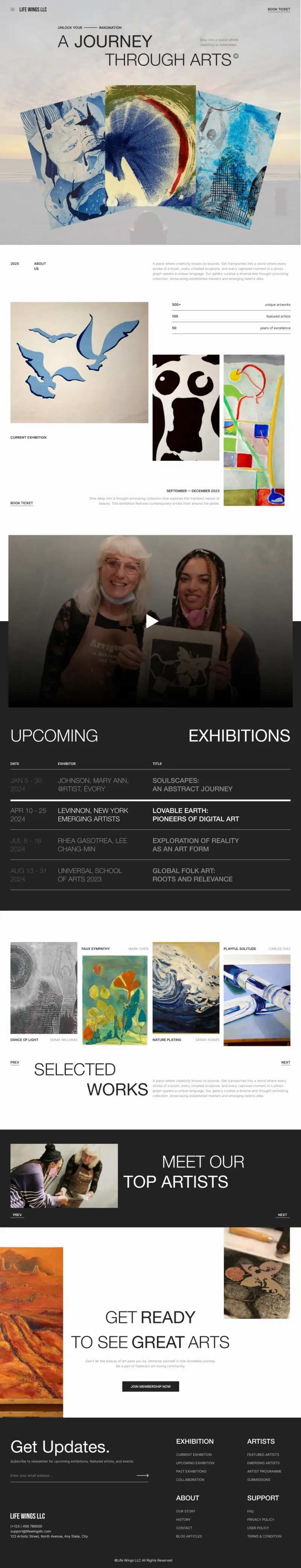 Life Wings LLC - website design by The Website Providers