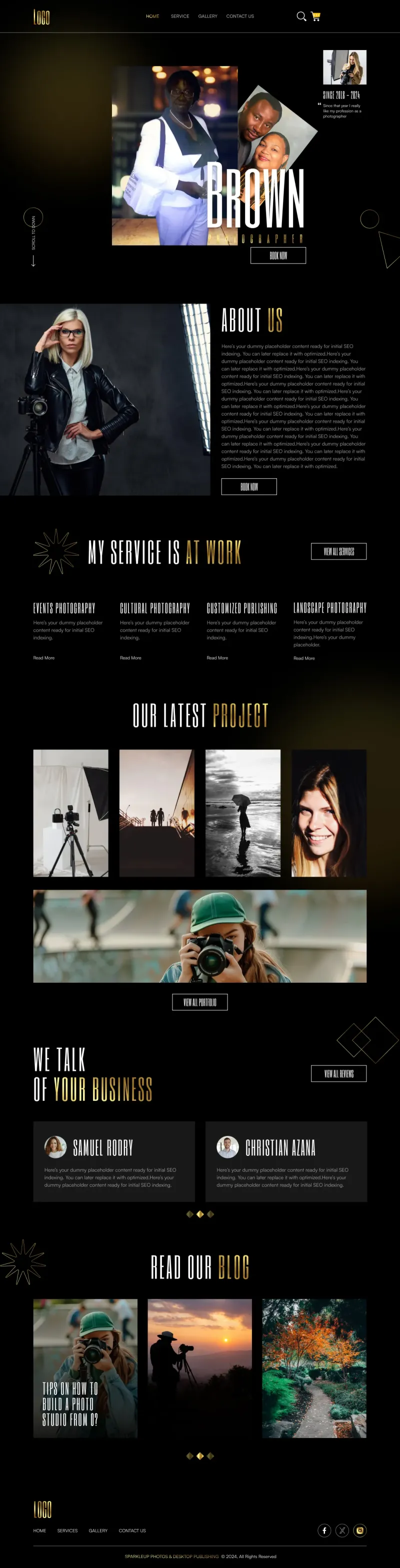 Sparkle Up - website design by The Website Providers