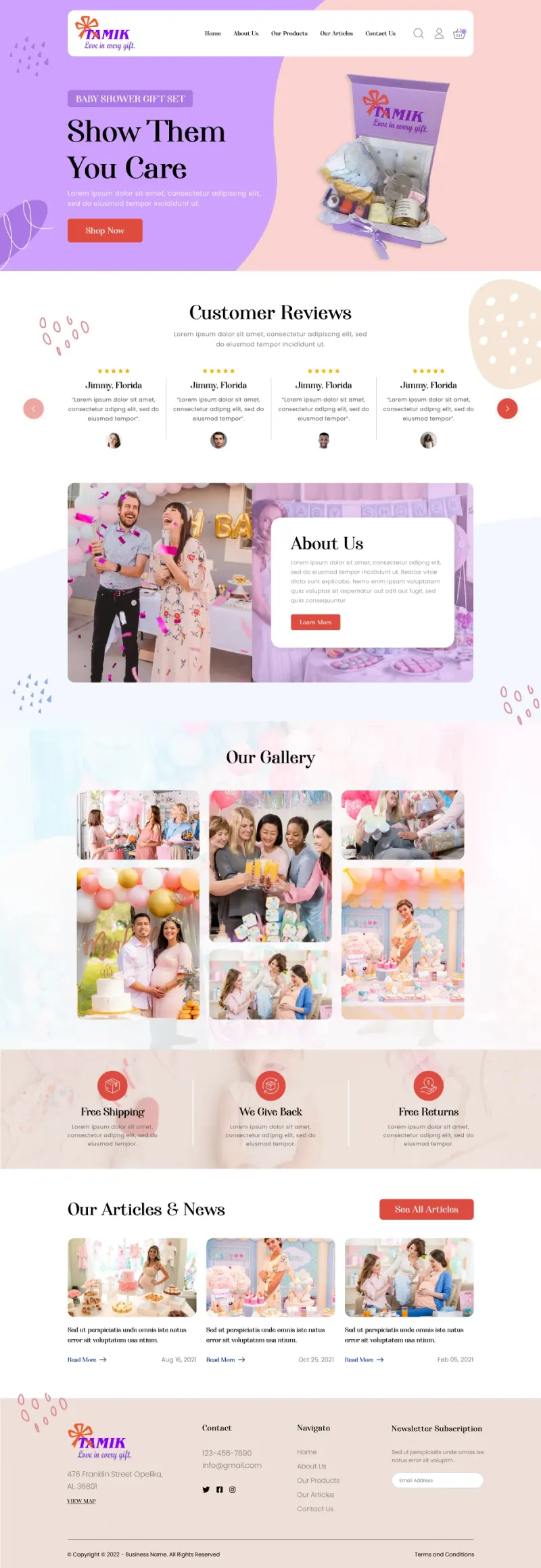 Tamik Group - website design by The Website Providers